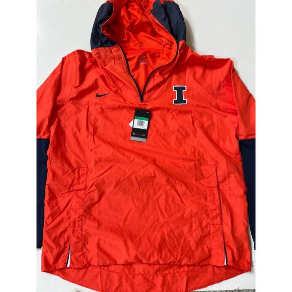 Nike Fighting Illini Illinois Repel On Field Windbreaker CQ5211-891 Men Size XL. - Picture 1 of 9